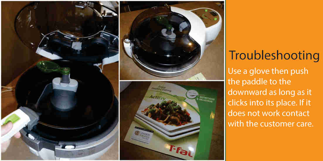 Troubleshooting of t-fal actifry