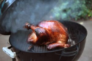 how to smoke a turkey on a charcoal grill