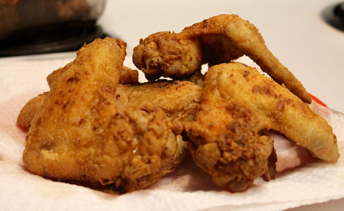 How to make crispy fried chicken wing