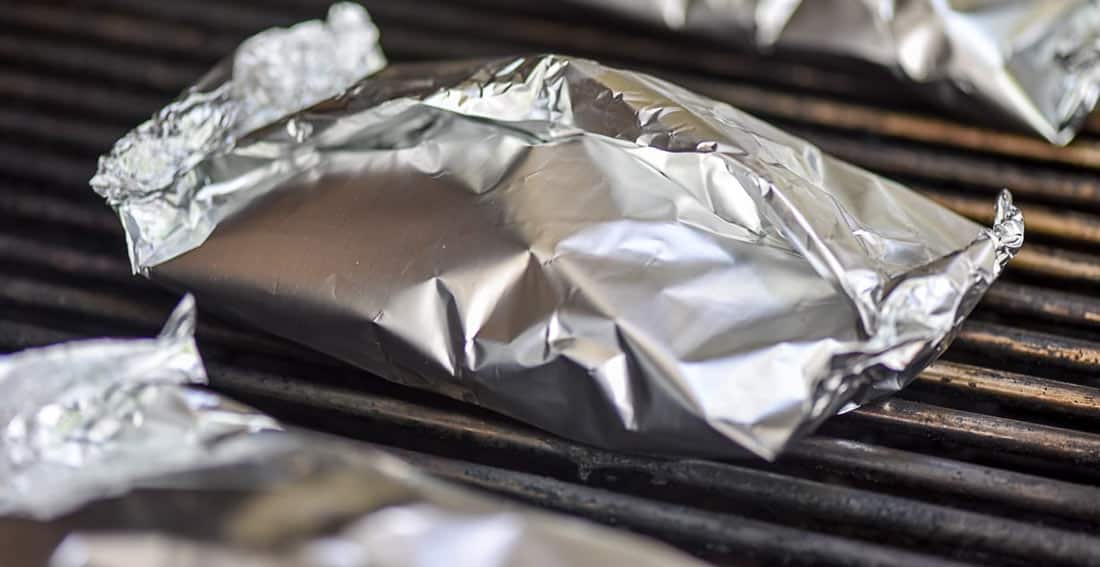 Oven baked hamburgers in foil