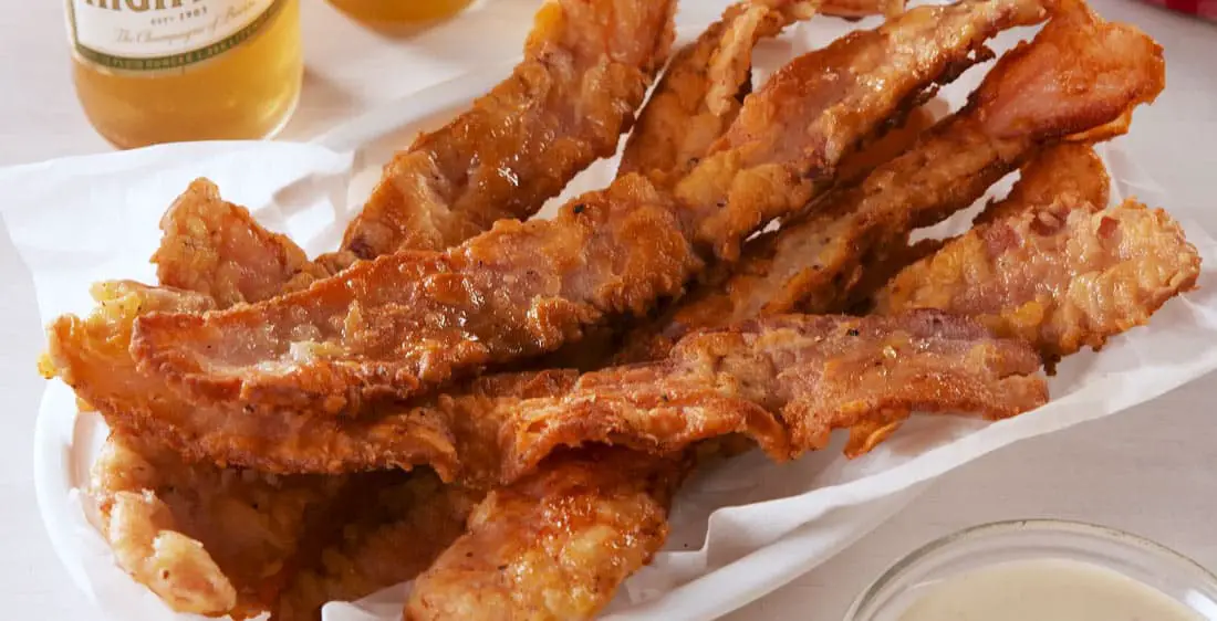 Battered Deep-Fried Bacon