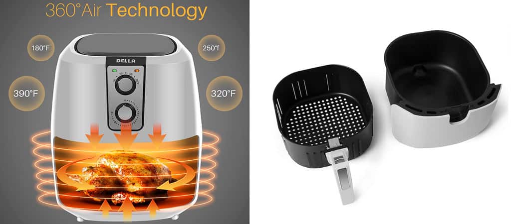 How do I use my Della air fryer?