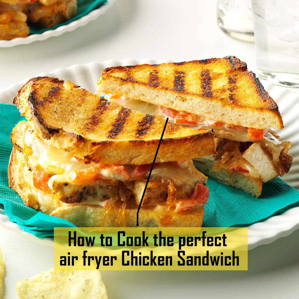 How to Cook the perfect air fryer Chicken Sandwich fryerly