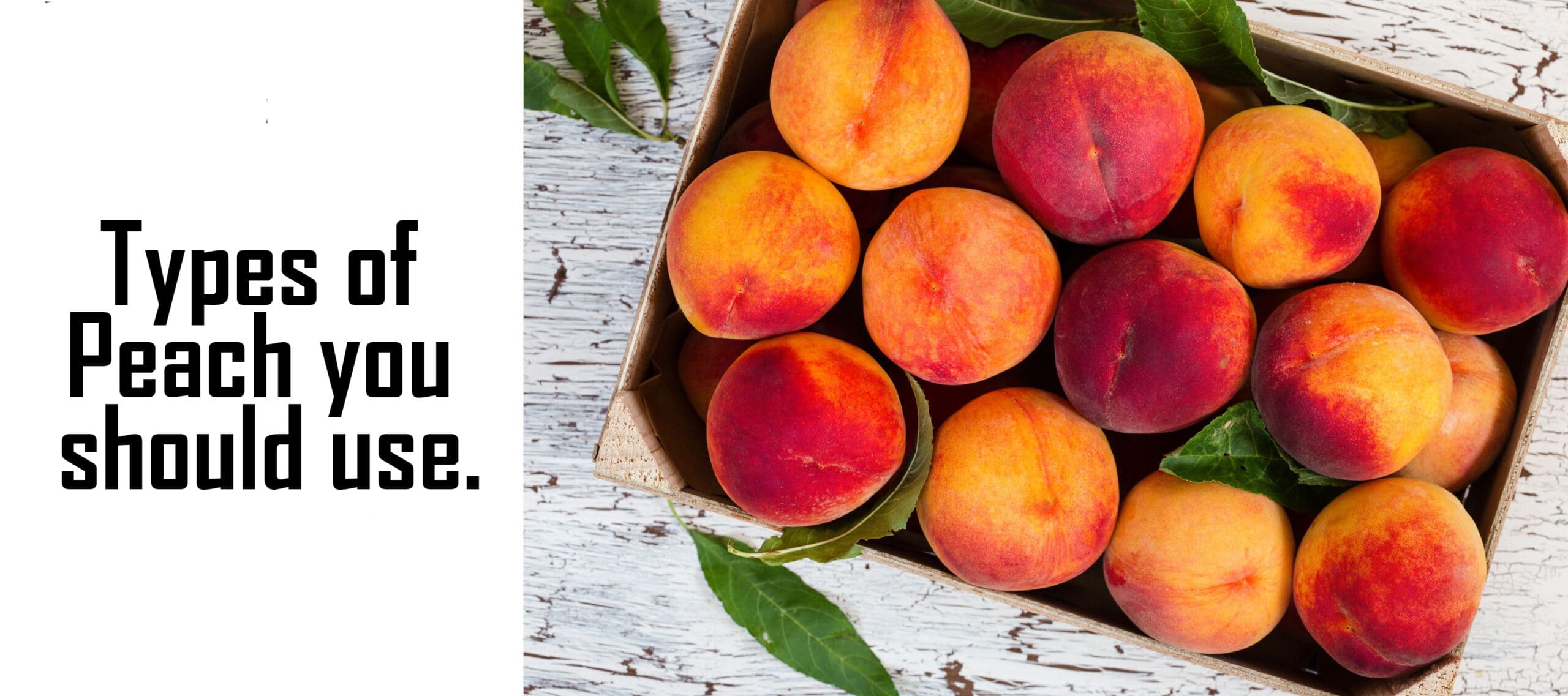 Types of Peach you should use