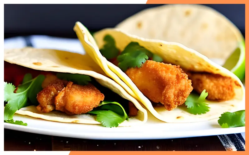 Nutrition information about Deep fried Chicken Tacos Recipe