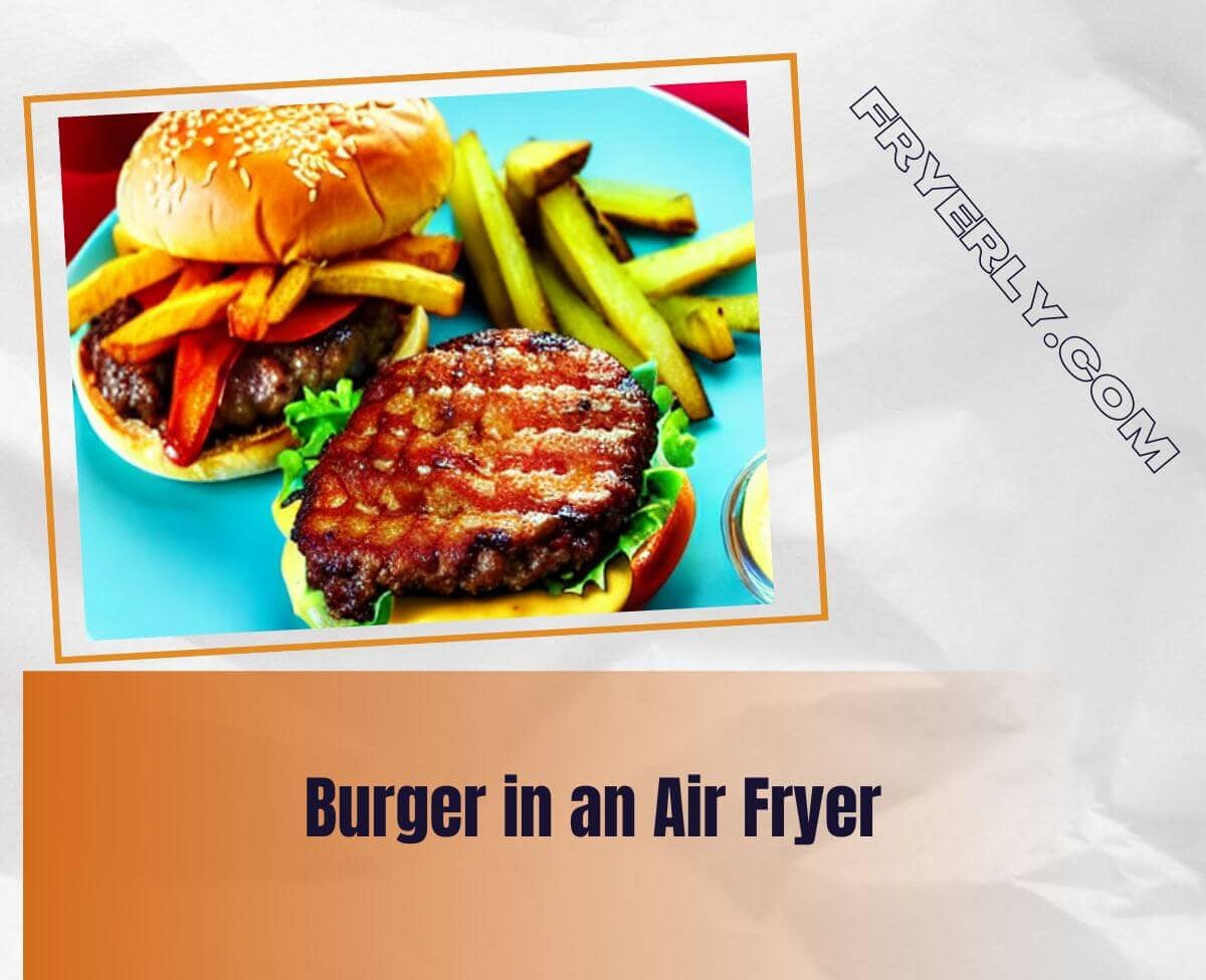 Burger in an Air Fryer