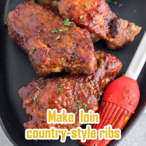 How to make loin country style ribs in an air fryer