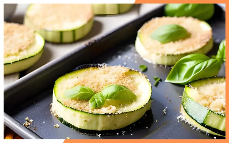 Instructions of Parmesan Zucchini Slices with Air Fryer