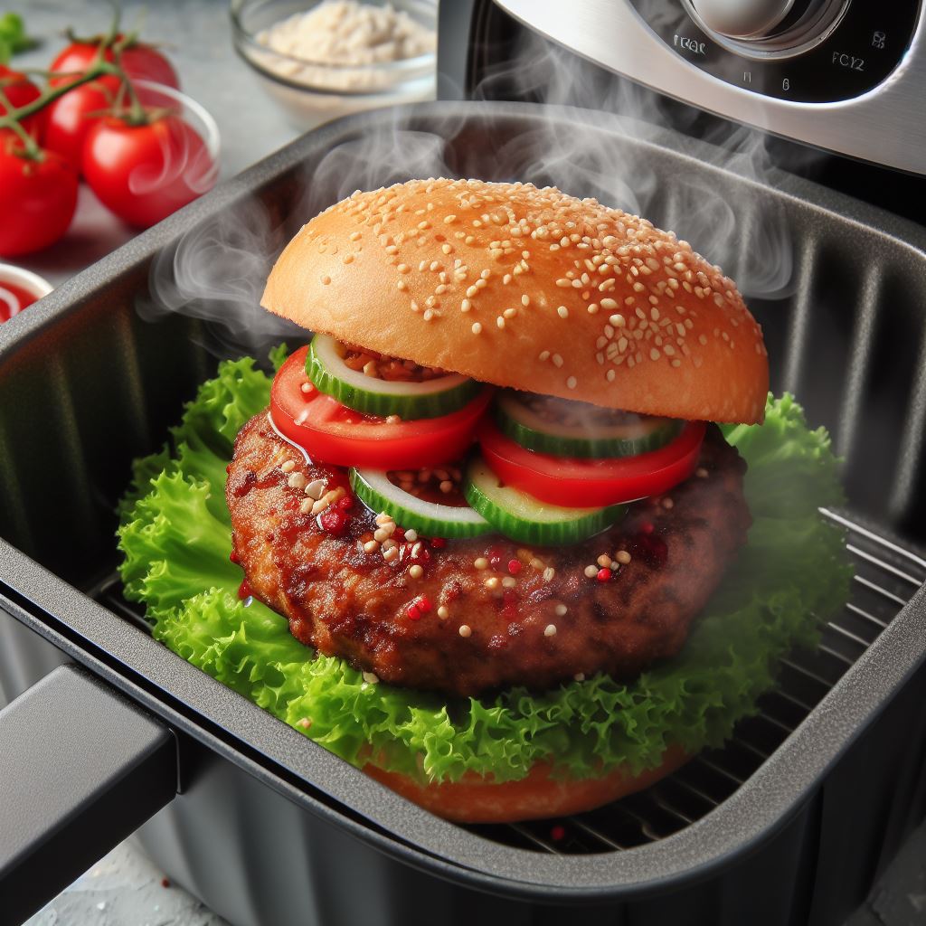 Cook Frozen Burger In Air Fryer