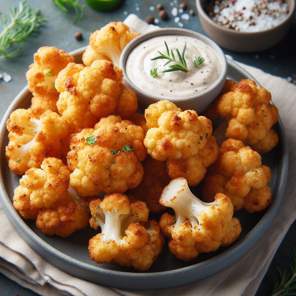 Fried Cauliflower In Air Fryer - Ingredients