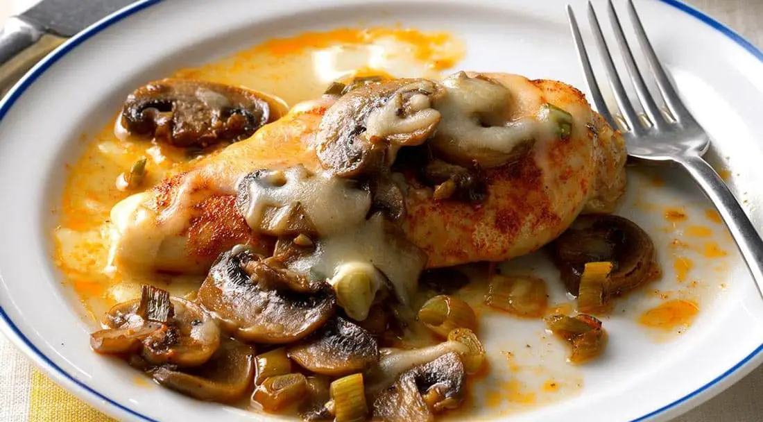 Pan-Fried-Chicken-with-Mushrooms Pan-Fried Chicken With Mushroom