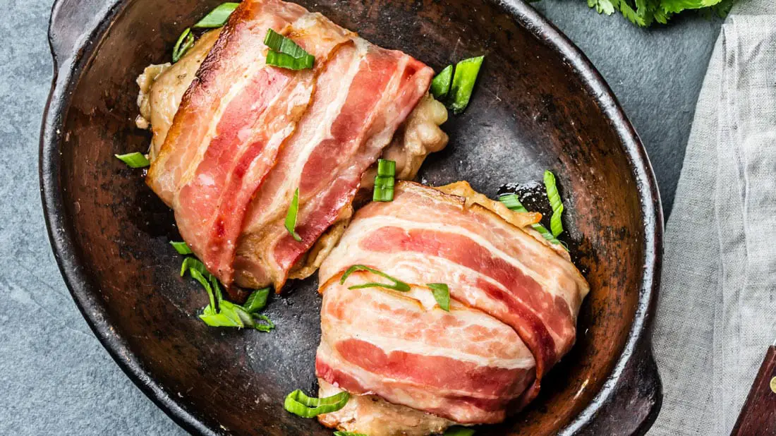 Bacon Wrapped Chicken Tender1 Bacon Wrapped Chicken Tender