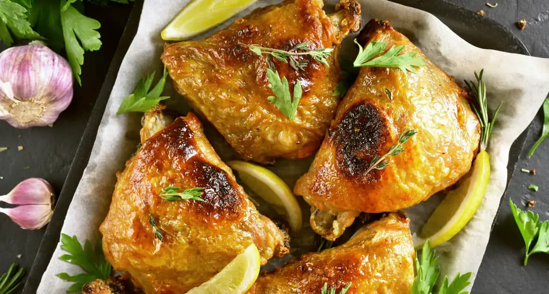 poached-chicken-thighs Poached Chicken Thighs
