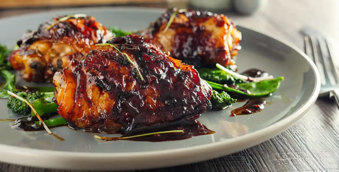 sticky-chicken-thighs Sticky Chicken Thighs